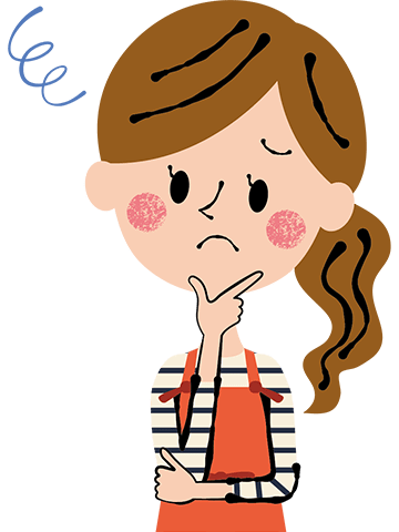 困っている主婦