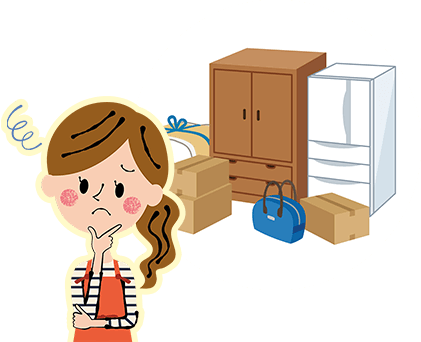 画像:「遺品整理・生前整理 」困っている主婦