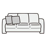 イラスト:ソファー