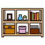 イラスト:収納棚