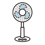 イラスト:扇風機