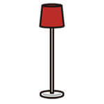 イラスト:フロアライト