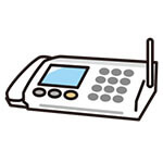 イラスト:電話機