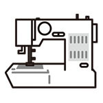 イラスト:卓上ミシン