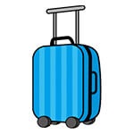 イラスト:スーツケース