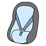 イラスト:チャイルドシート