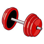 イラスト:ダンベル